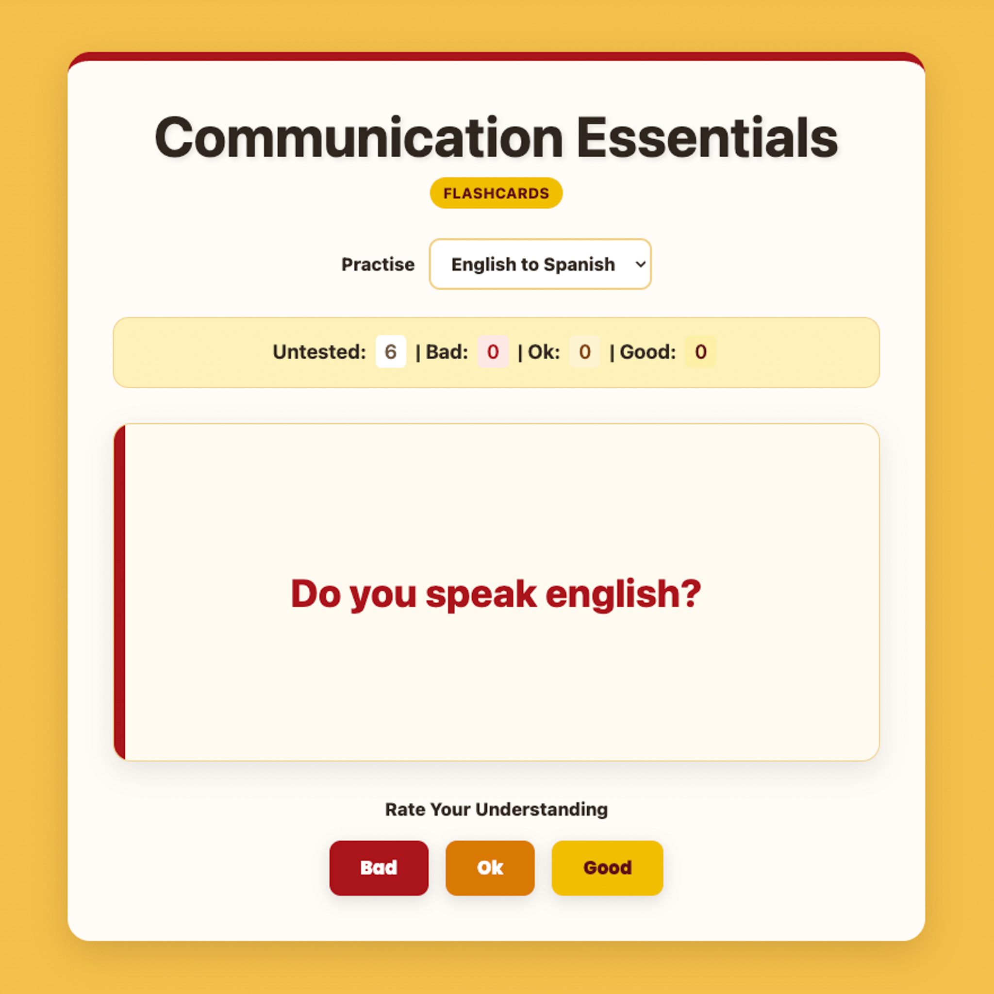 TravelTalk flashcards preview