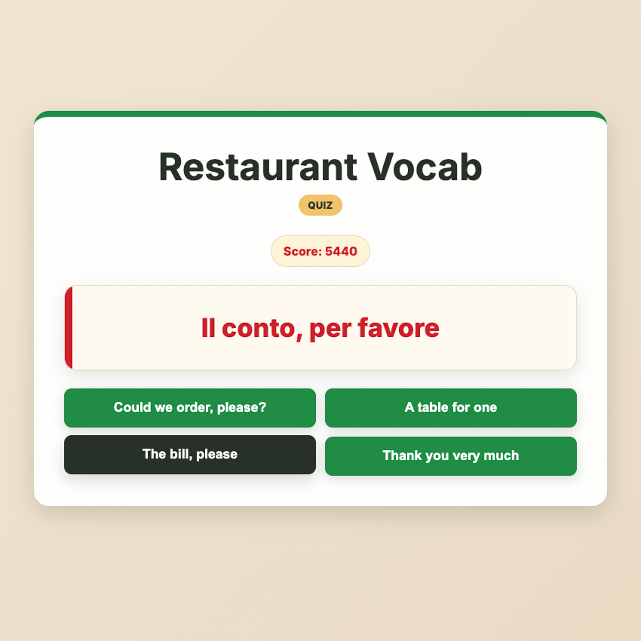 TravelTalk quiz and games preview